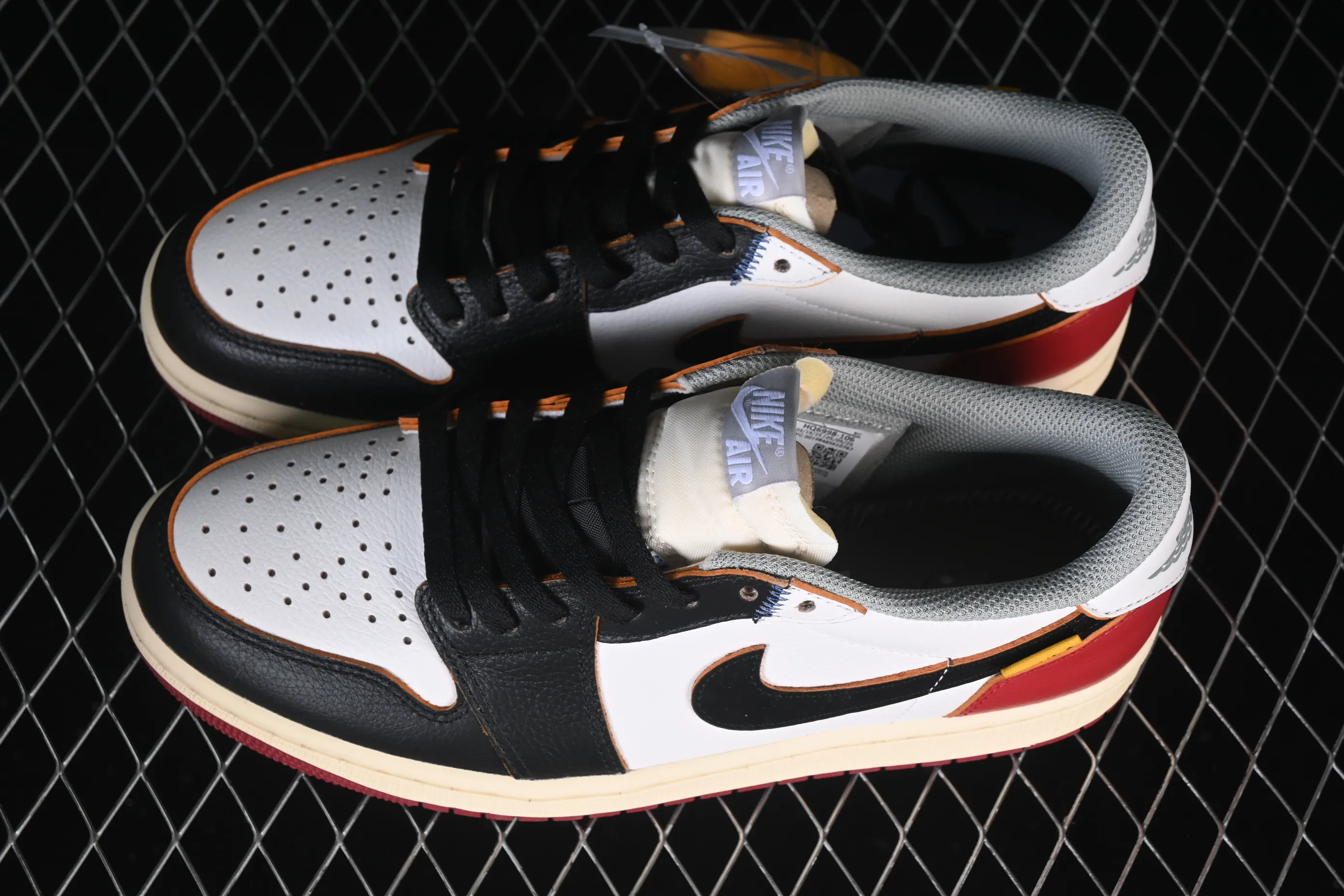 All categories Air Jordan Jordan series basketball shoes Air Jordan 1 Low Fragment Design x Union x Air Jordan 1 Hi Joe 1 Fujiwara Hirota Lightning low-top cultural casual sneakers HQ6998-106